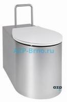 Нержавеющий напольный унитаз для инвалидов AUZ 02 INV AZP Brno Чехия (фото, схема) Нержавеющий напольный унитаз для инвалидов AUZ 02 INV AZP Brno Чехия (фото, схема)