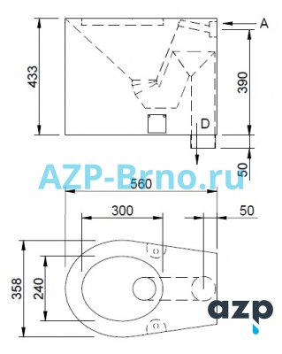 Безопасный нержавеющий туалет BSNZ 02 AZP Brno Чехия (фото, схема) Безопасный нержавеющий туалет BSNZ 02 AZP Brno Чехия (фото, схема)